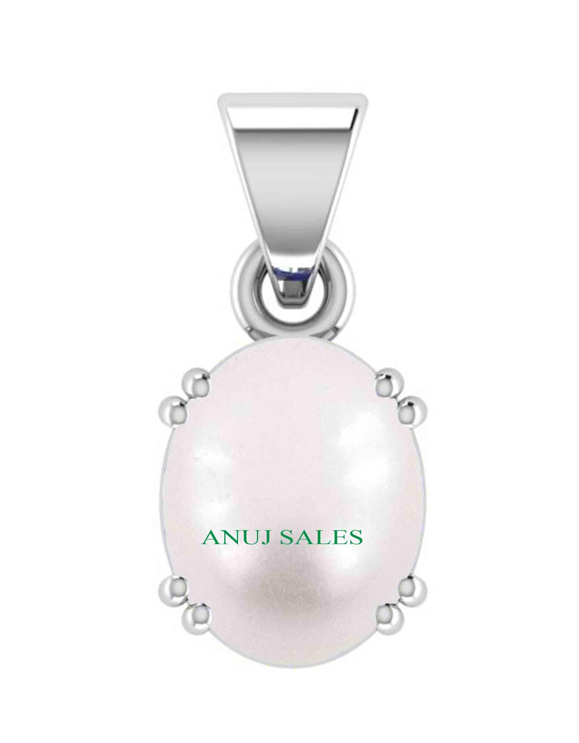 15.25 Ratti 14.00 Carat Carat South Sea Pearl Pendant Locket Moti Stone Natural Certified Gemstone for Men and Women (White