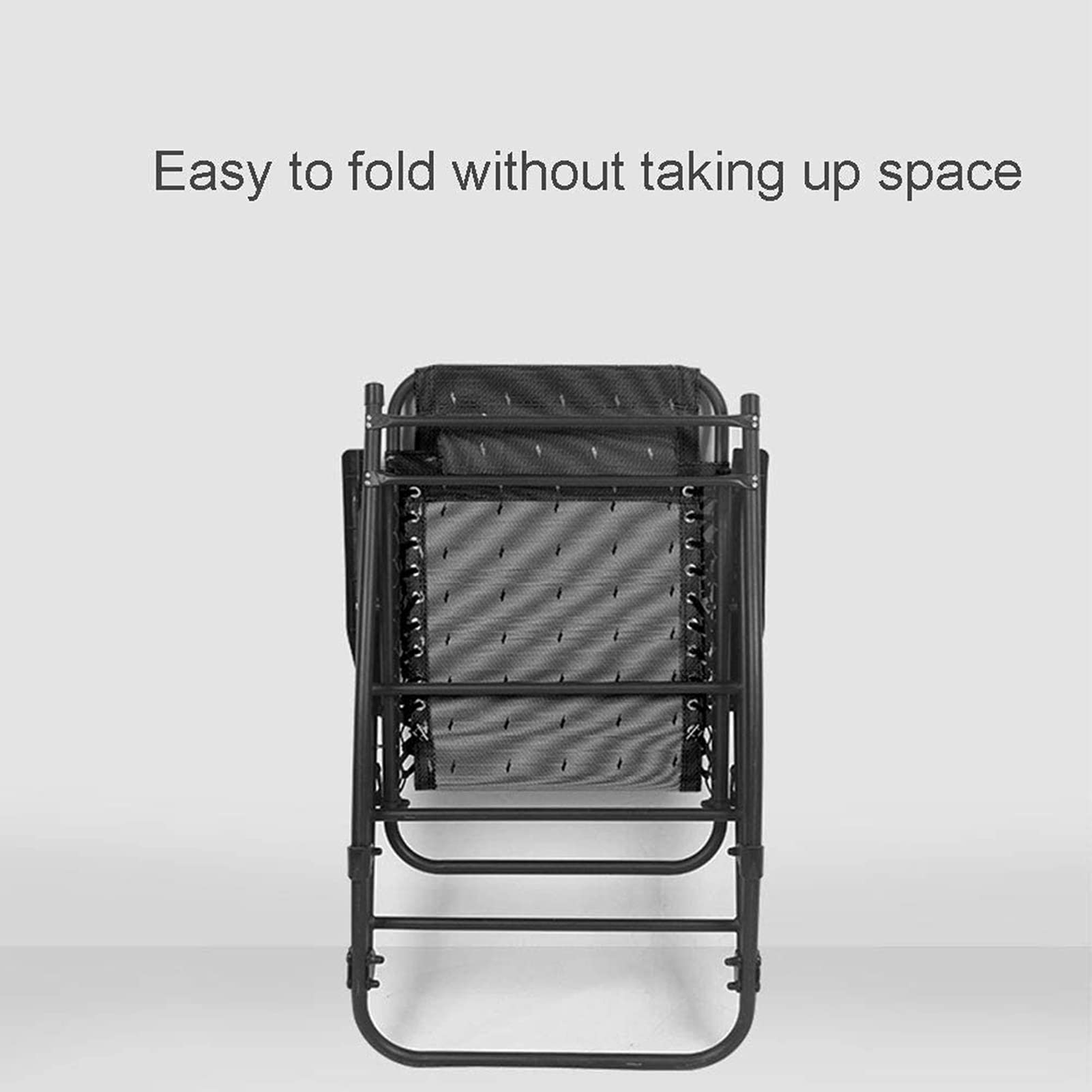 Tumbona Reclinables Plegables, Sillas Plegable Hamaca Gravedad Cero, Silla Tumbona con Almohada, Armazón Resistente, para Balcón O Terraza