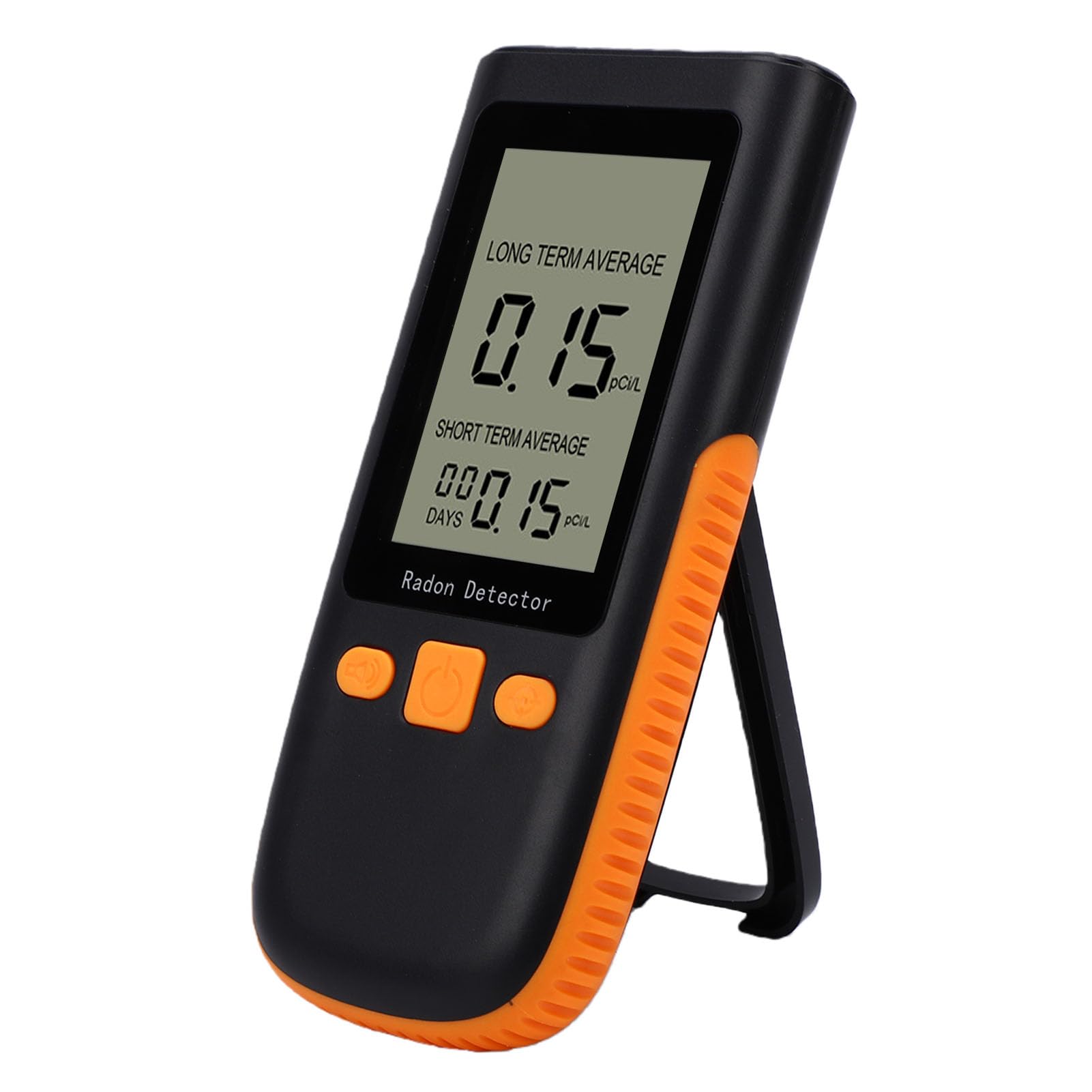 Rilevatore di Radon, Misuratore di Radon Portatile Alimentato a Batteria con Schermo LCD, 0-270pCi/L 0-9999Bq/m³ per Casa, Ufficio, Scuola, Hotel
