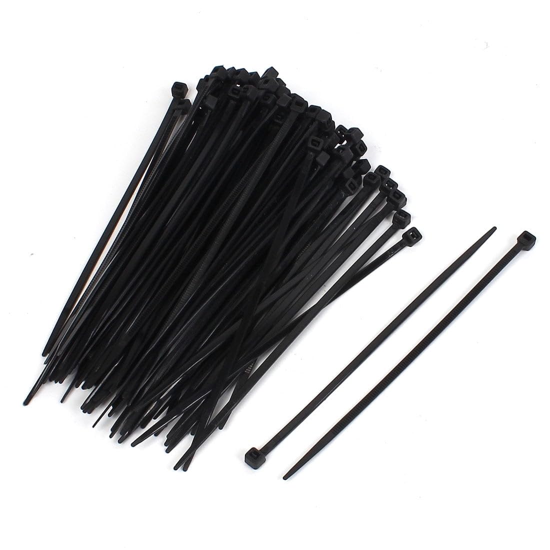 TOREX UV resistant Nylon Zip Wire Tie Strap Organizer Self Locking Teeth grip Cable Ties Black (6 Inch 150 MM x 2.2 MM PACK 100 PCS)-image-5