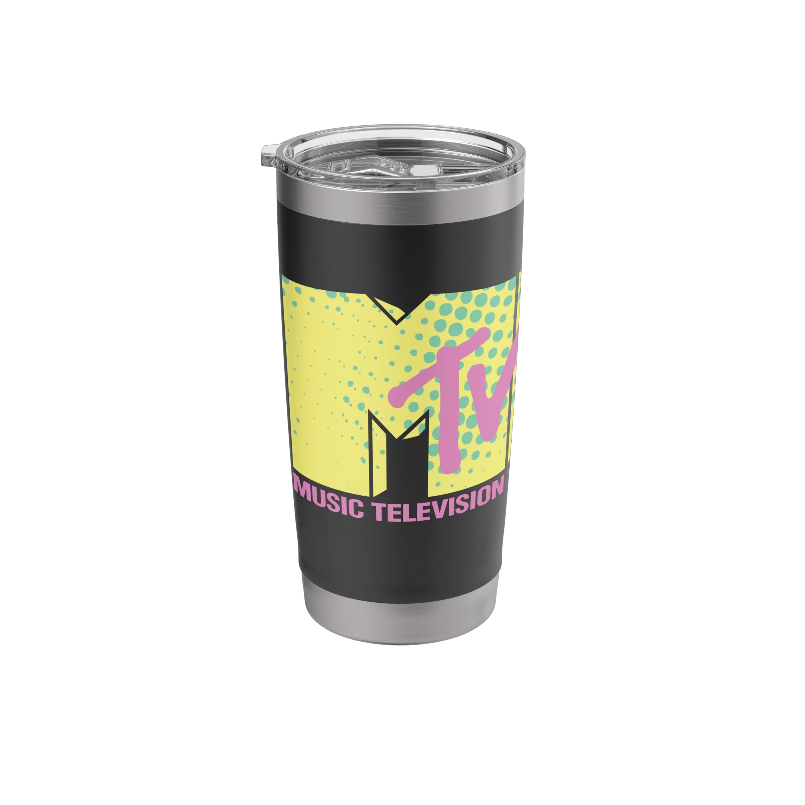 MTV Neon Logo Stainless Steel Insulated Tumbler