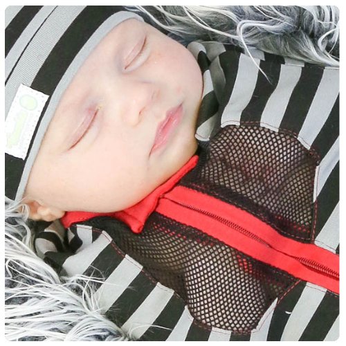 Image of Woombie Air Nursery Blankets, Red /Black, 14-19pound