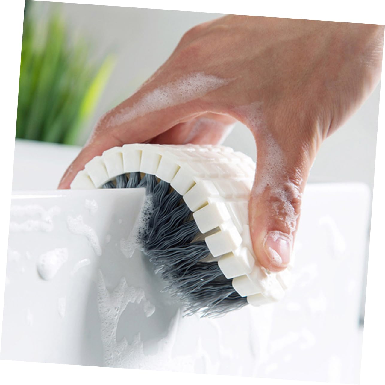 Ipetboom 4pezzi Kit Spazzole Per Pulizia Spazzola Per Strofinare Manico Design Ergonomico Spazzole Flessibili e Potenti Per Cucina e Bagno