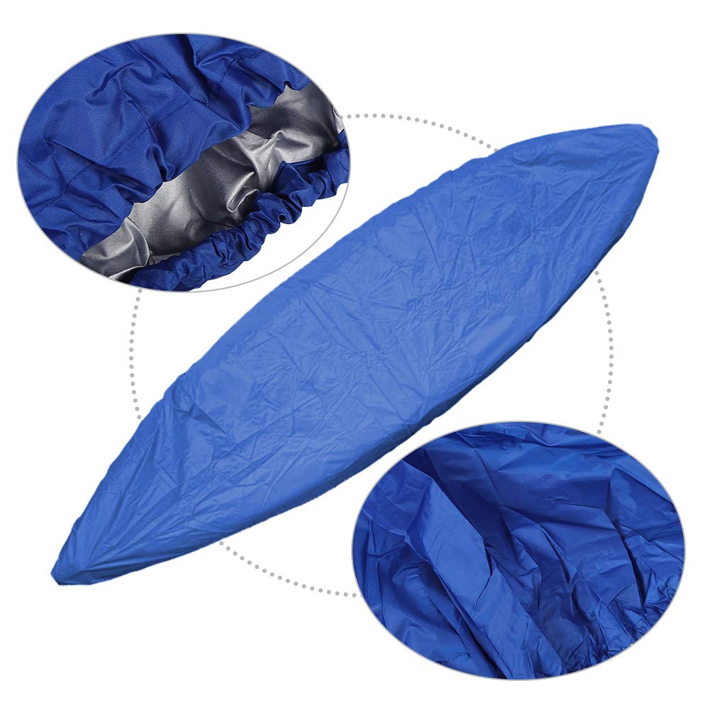 Keenso Copertura della Barca del kajak, Copertura Antipolvere reisistant Impermeabile del kajak di 3-5m Copertura Blu di stoccaggio del kajak per la Barca di 2.5-4.5m(4.5M)