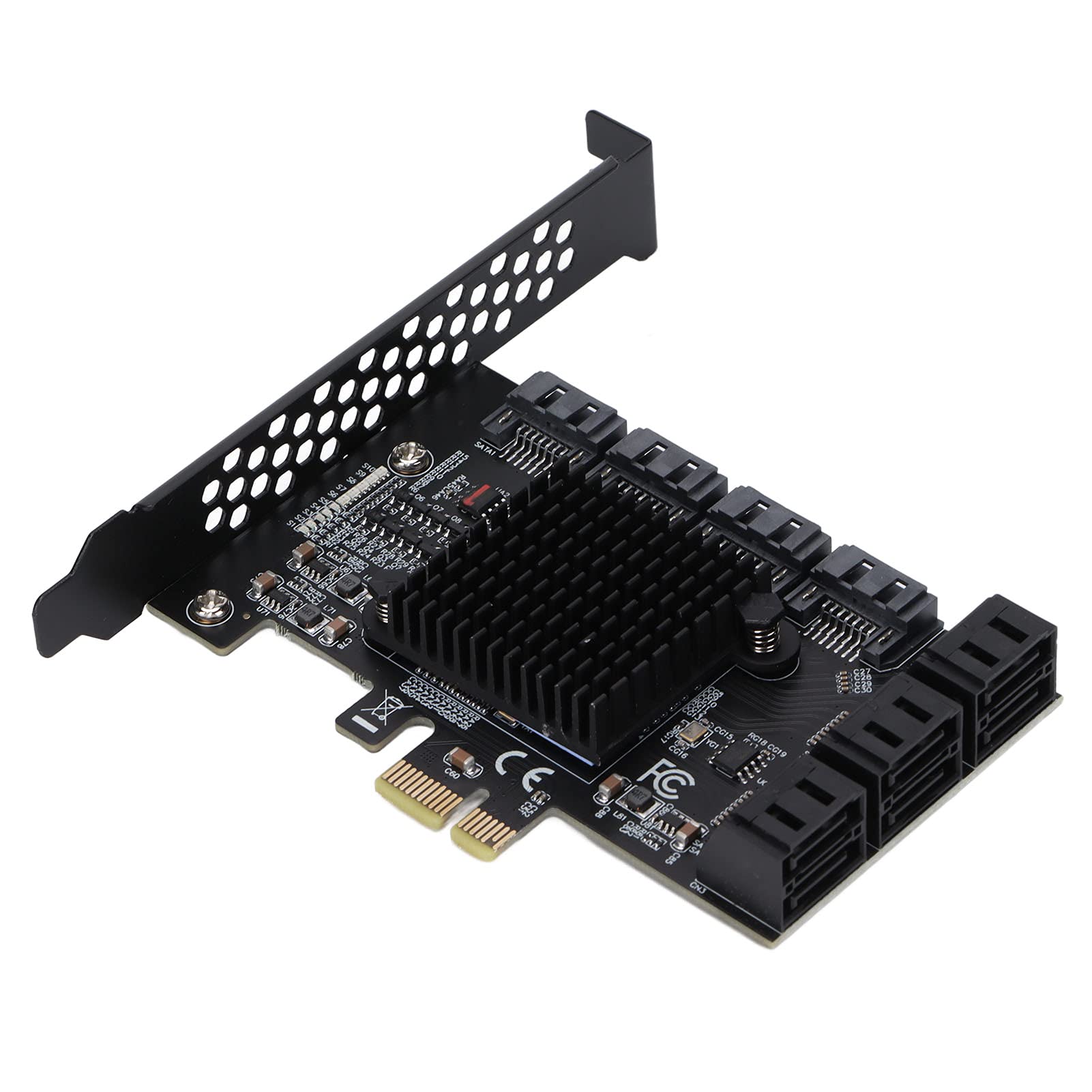 SATA PCIe Karte 6 Port - Erweiterungskarte Mit ASM Chip Für Windows & Linux