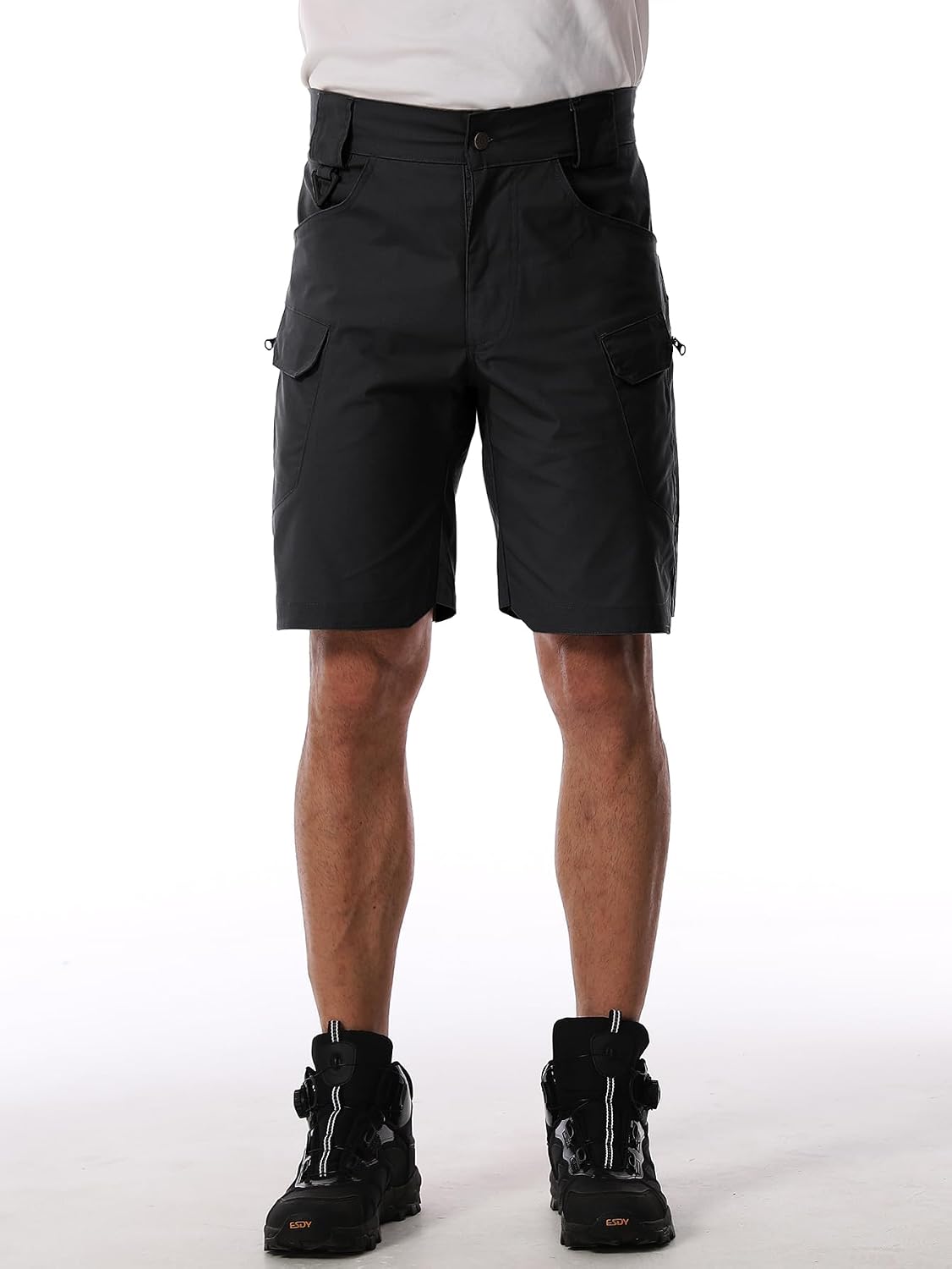 AUTIWITUA Men's Hiking Cargo Shorts Outdoor Water Resistant Tactical Work Shorts with Multi-Pocket(No Belt)