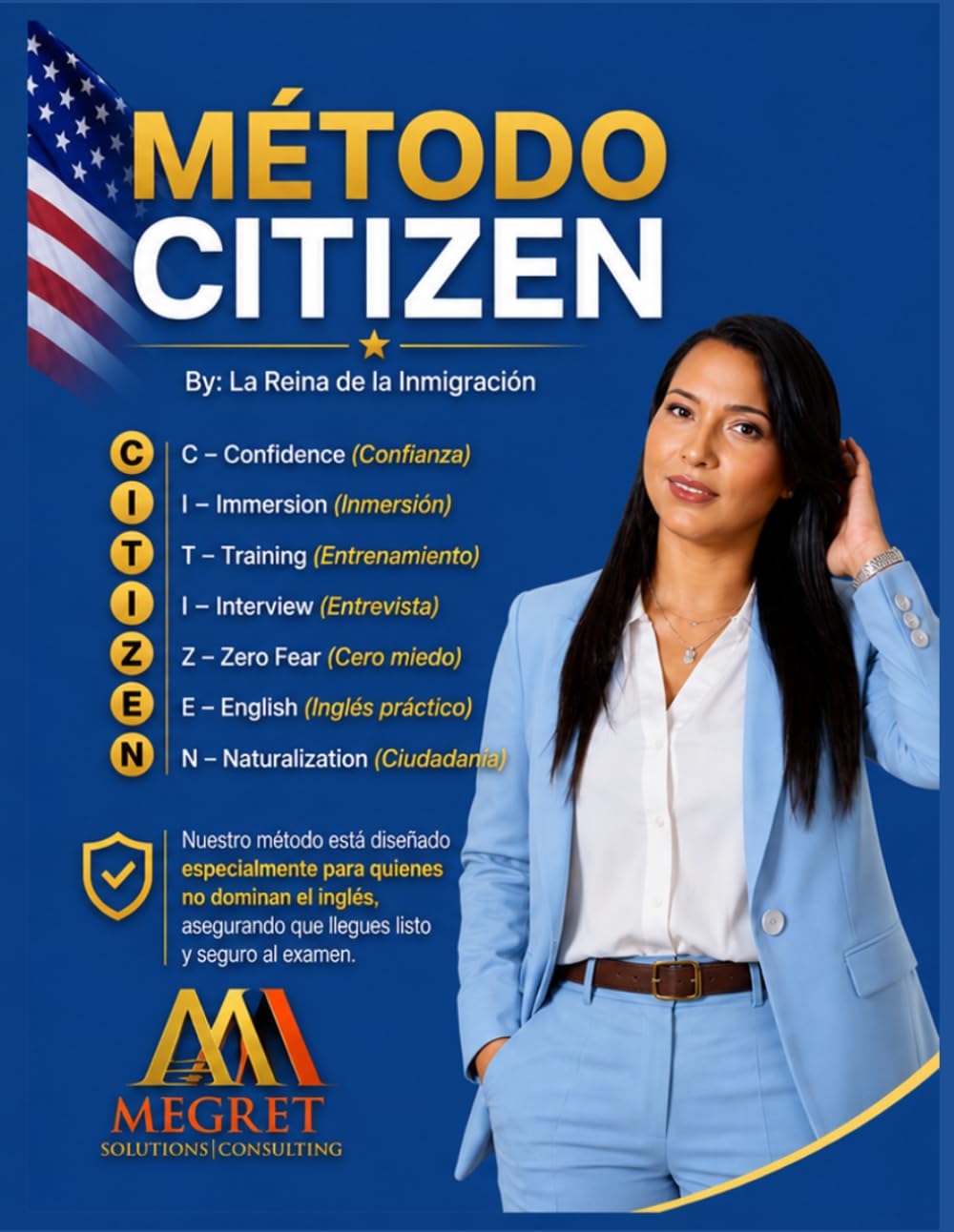 Método Citizen By La Reina de la Inmigración: Método Citizen Para La Ciudadanía 2026 Como Estudiar las 128 Preguntas Nuevas