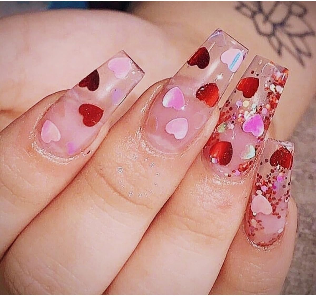 Glitter Simli Kalpli Oje Tasarım