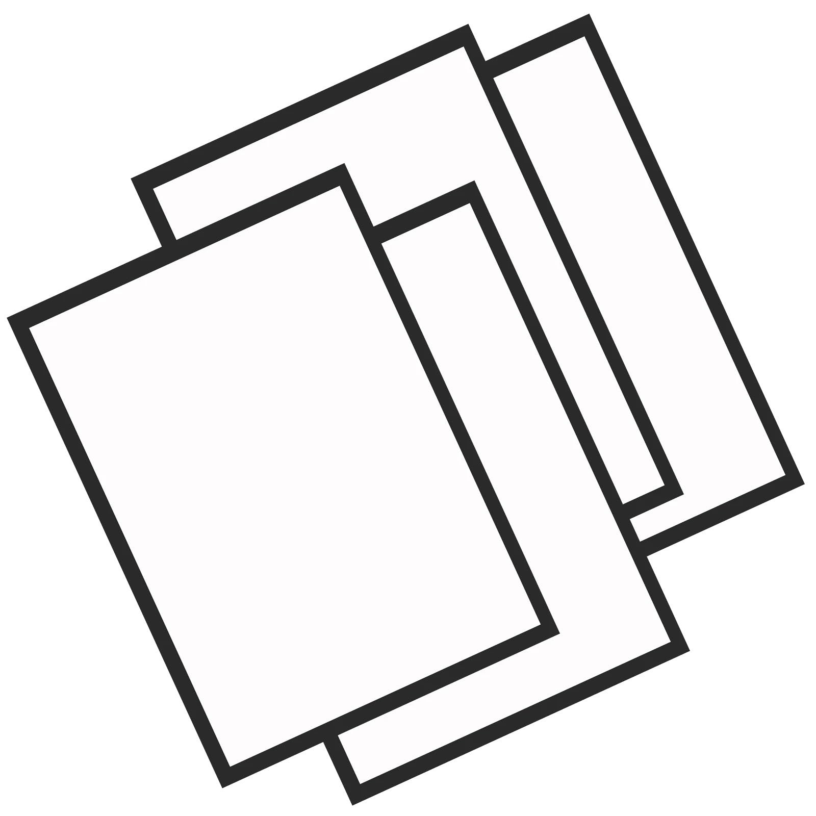 Ramki magnetyczne, 4 sztuki czarnego, samoprzylepnego plakatu z PVC 30x40 cm