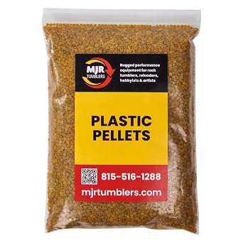 5 lb Plastic Pellets Media for Rock Tumbling Polishing All Stone