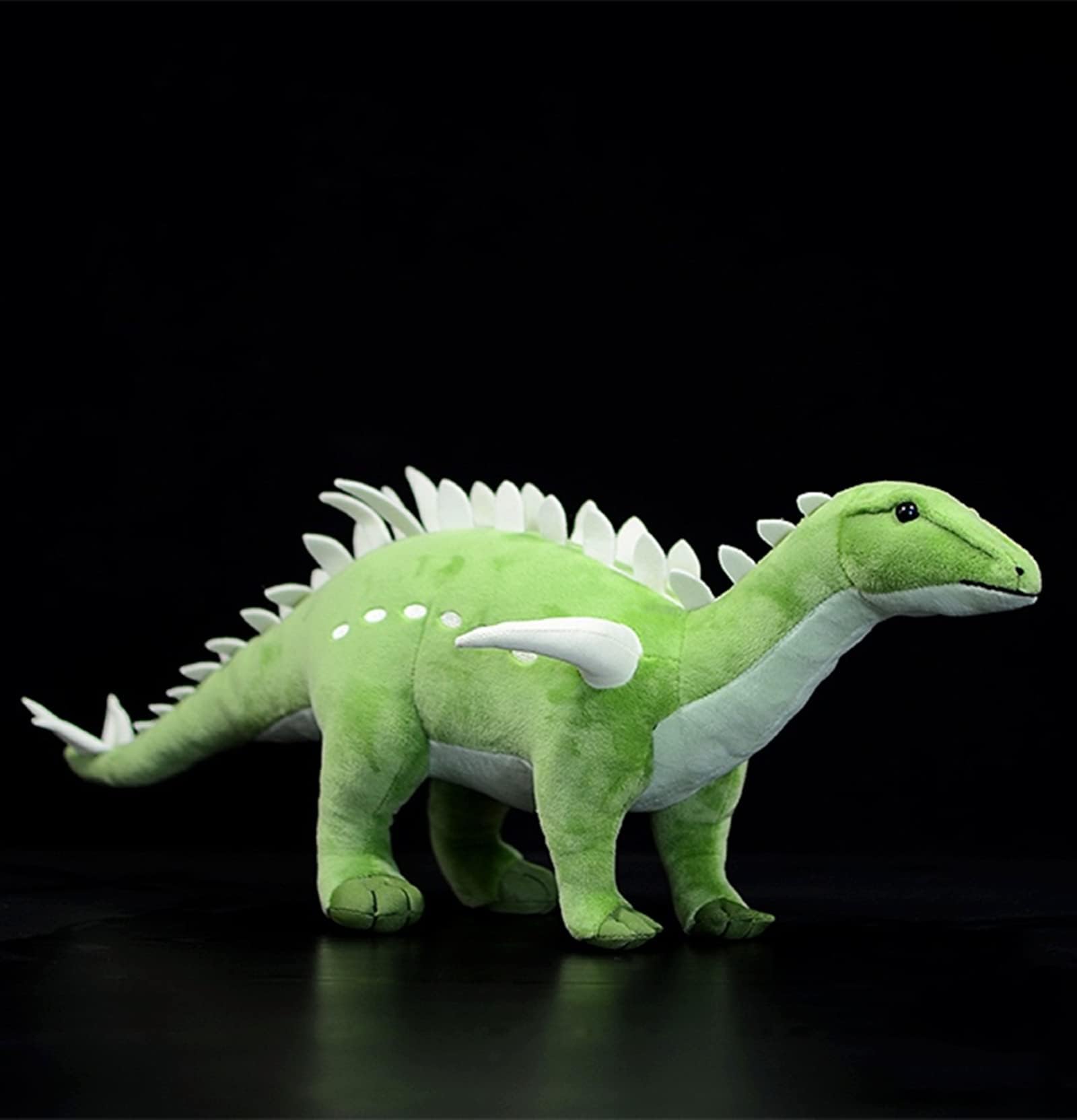 lilizzhoumax Simulation Huayangosaurus Plush Toy 43cm/17”, Realistic Stuffed Animal Wild Dinosaur Plush Toy, Cute Super Soft Dinosaur Plush Home Decoration Children Toys Gift for Kids boys girls