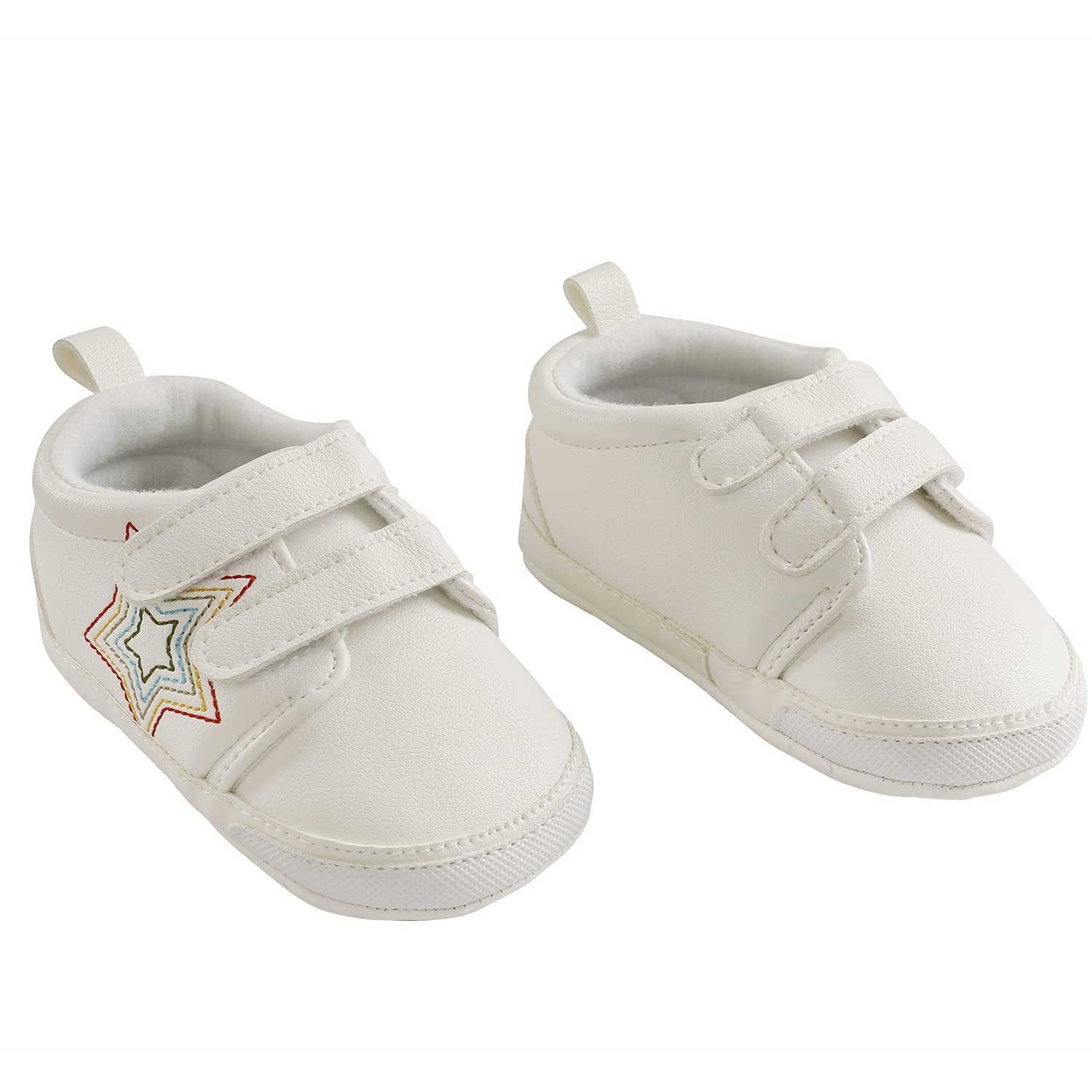 Baby Moo My Star White Casual Booties (0-6M)