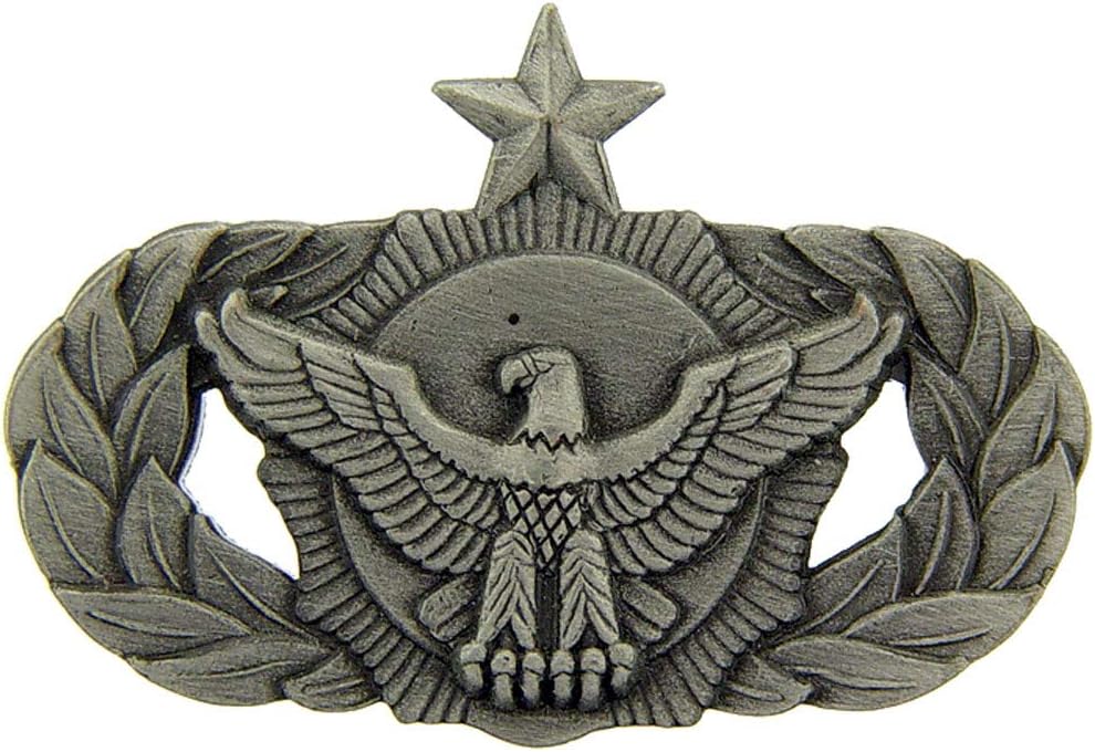 Artisan OwlUnited States Air Force USAF Senior Security Police Badge 1.625" Lapel Pin