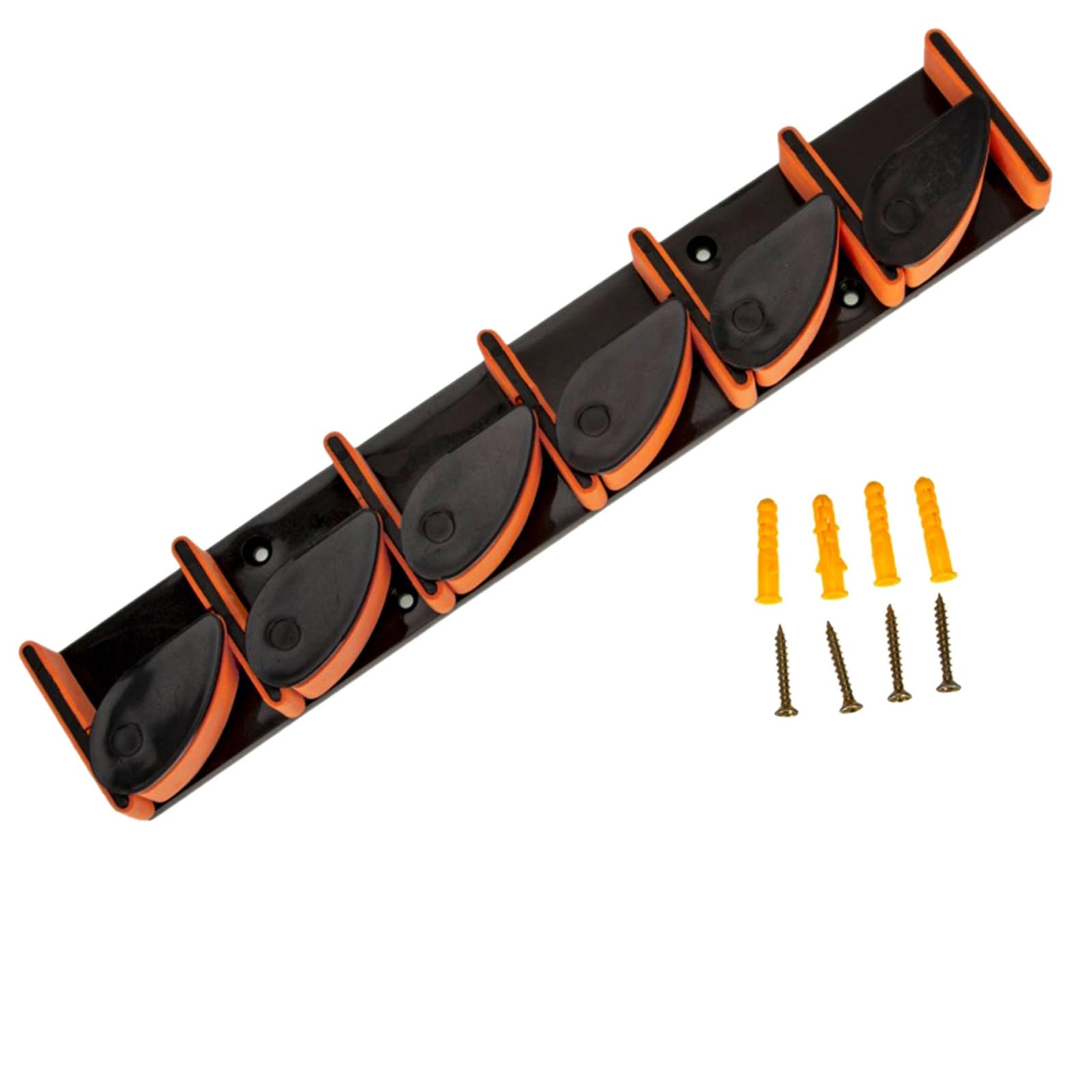 NPYQ Horizontals 6pcs Fishing Rod Stand Organizers Rack Holder Wall Mount Vertical Holder with Foams Rack Wall Mount