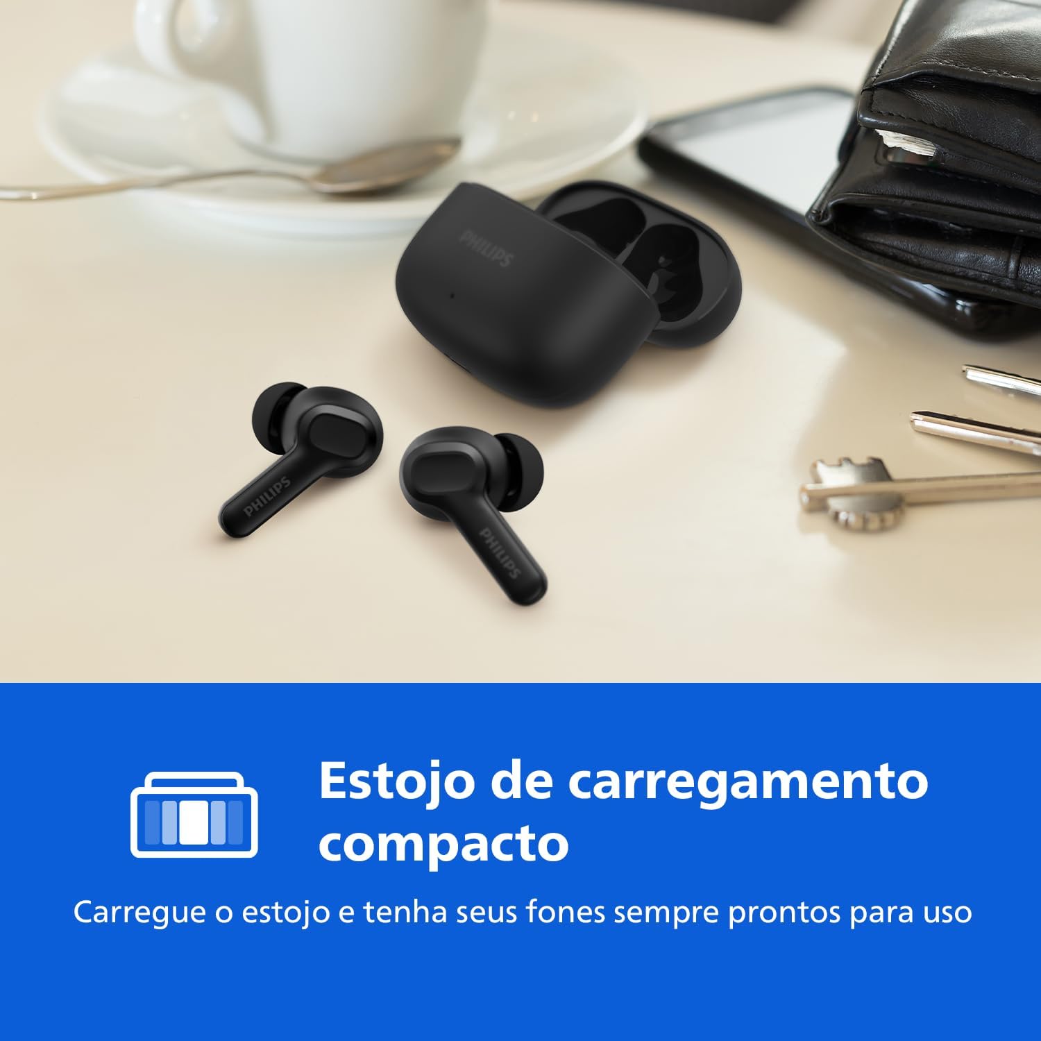 Review do Fone Sem Fio PHILIPS TAT1109BK/00: Bateria Duradoura e Qualidade 3 61Km8J7tTtL. AC SL1500