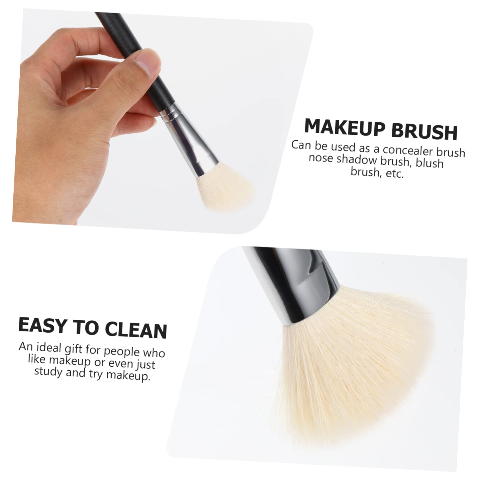 BESTYASH 1PC Professional Makeup Brush for Eyeshadow and Blush Durable Cosmetic Brush with Dense Bristles for Makeup Enthusiasts and Artists