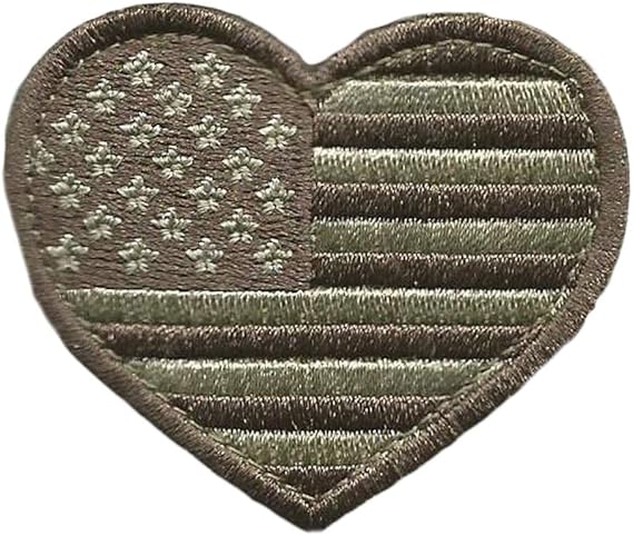 Gadsden and Culpeper Tactical Heart USA Patch