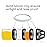 SELEWARE Portable Stackable Food Storage Containers for Snacks Formula Powder and Drinks Twist Lock System Airtight Leak-proof BPA and Phthalate Free Black and White