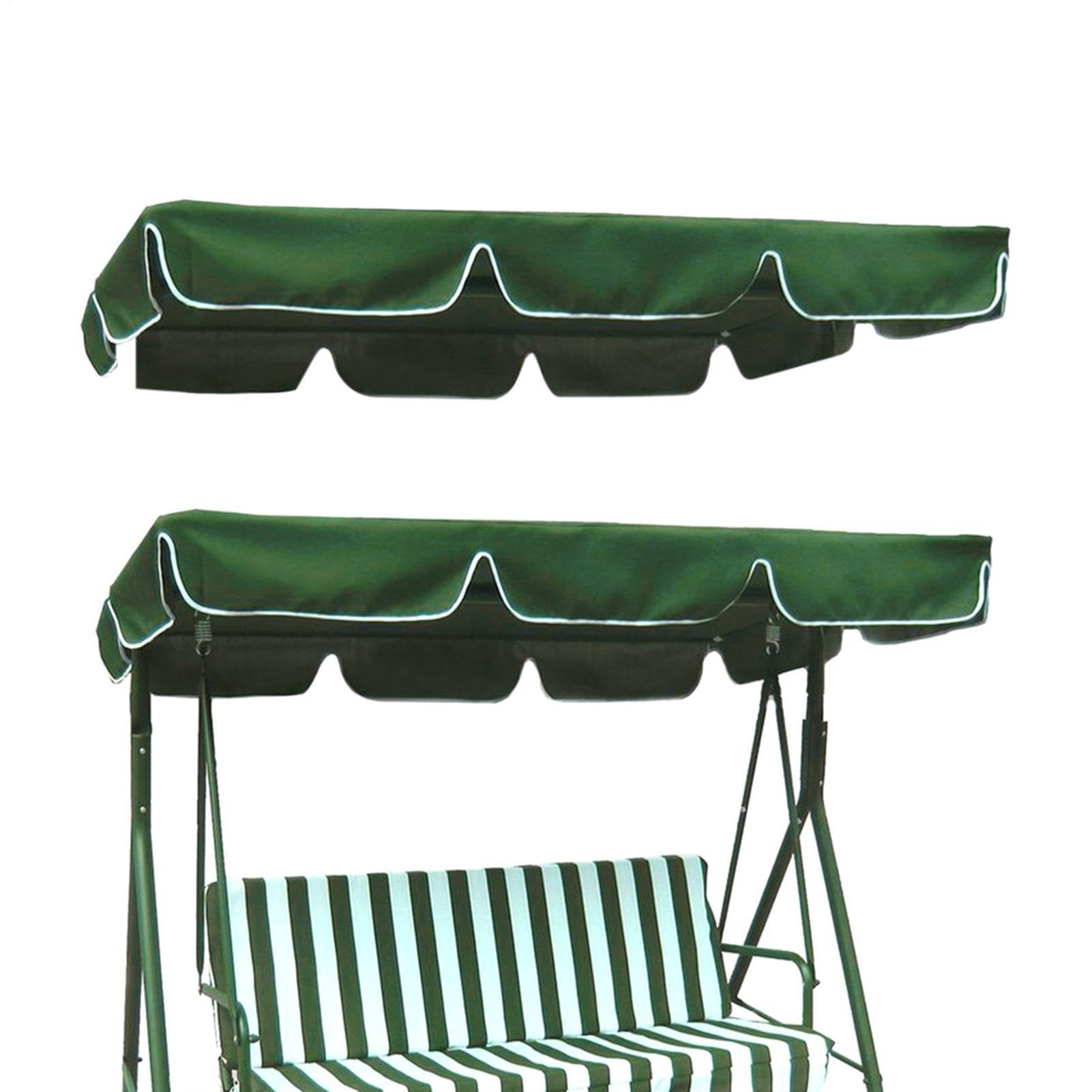 Swing Canopy Replacement, Canopy Outdoor Waterproof Swing Chair Canopyes Replacement for Canopyes Seat Canopyy Chair Cover,UV Resistant Patio Hammock Cover Top Garden