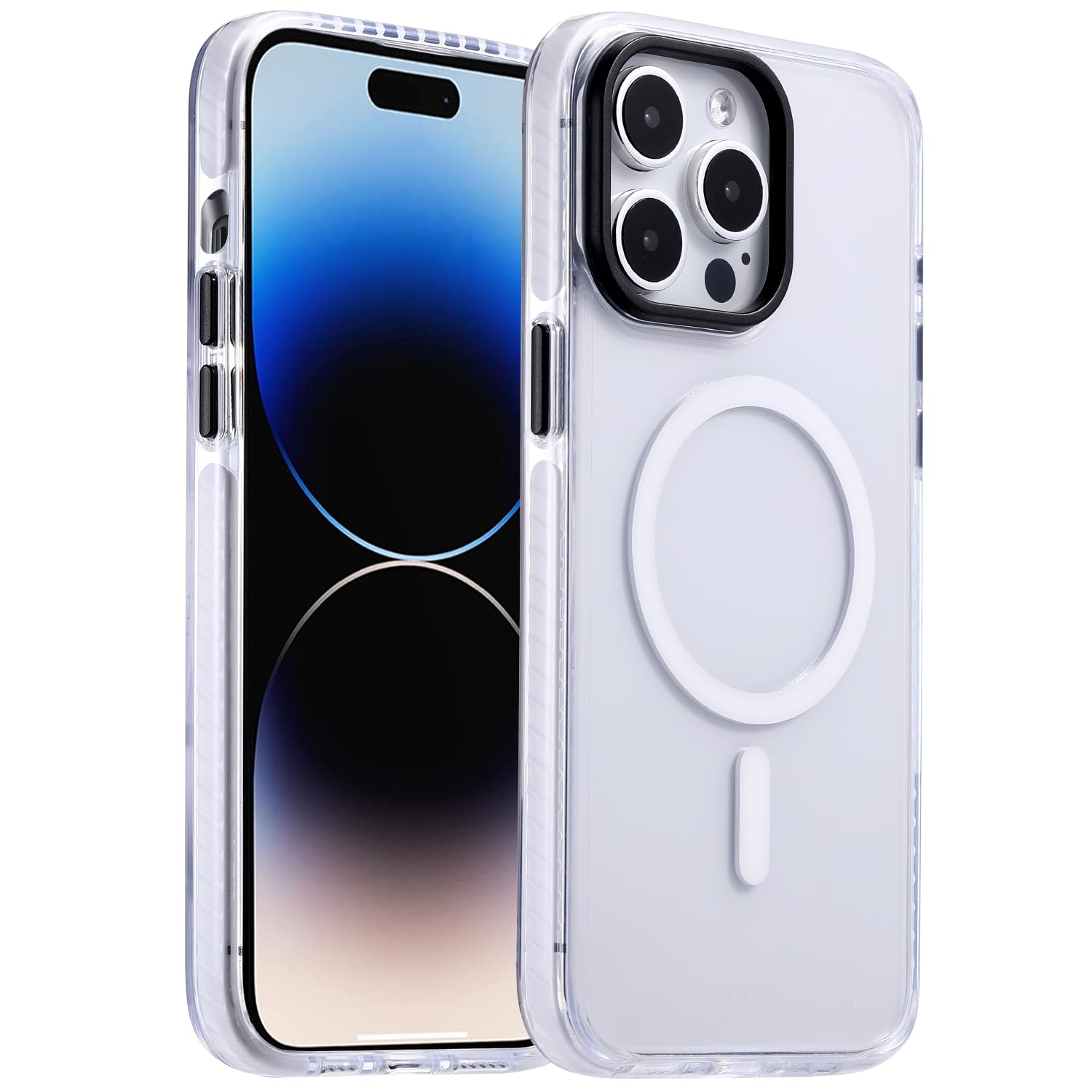 Yzoiko Strong Magnetic case for Phone 14 pro max [10Ft Military-Grade Protection] Compatible with fit MagSafe Shockproof Slim Thin Cover 6.7 inch,