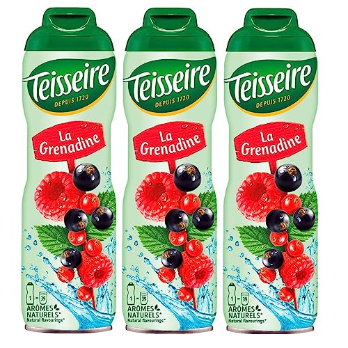 Pack 3 Sciroppo Grenadine Teisseire - 3 x 60 cl