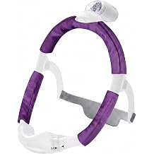 Satin Strap Covers, Silky Mask Frame Covers Pads Compatible with DreamWear or AirFit N30i/P30i Headband Cover Set Hair Protector 3, Dark Purple