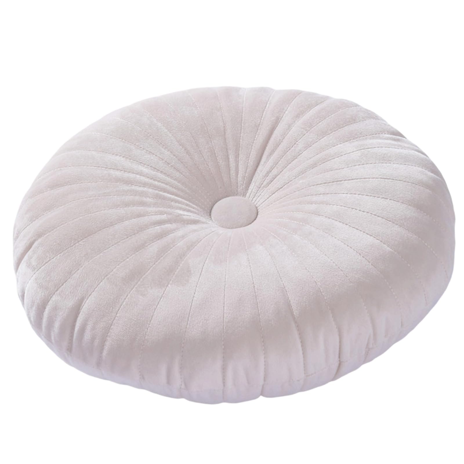 Msioytog Round Pumpkin Pillow for Sitting on Floor or Lower Back 35Cm Soft Plush Window Throw Pillow Floor Seat Cushion