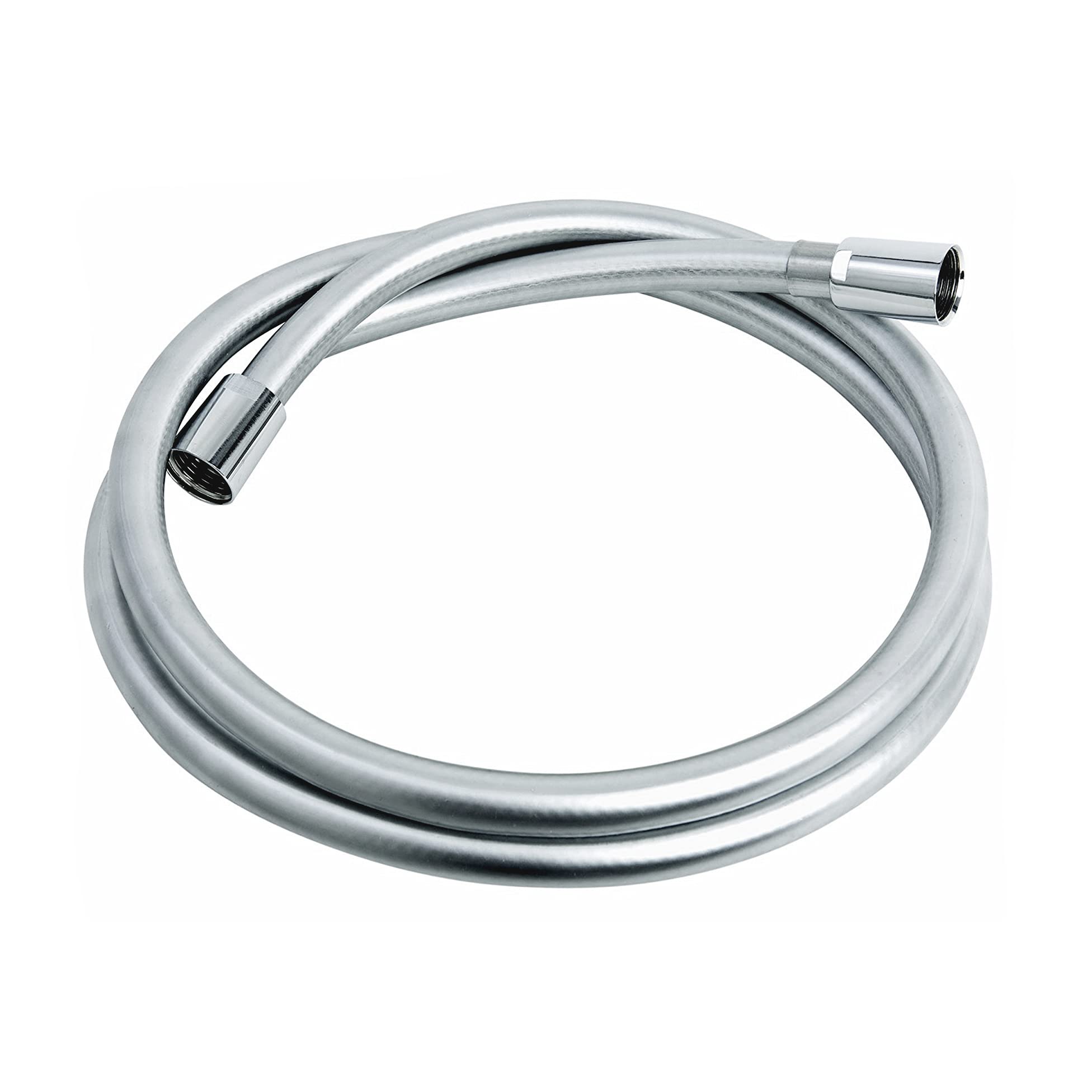 Douceur d'Intérieur 1801282 Shower Hose, Chrome, 2 m