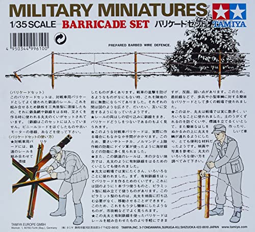 Kit Modelo Barricada Militar Tamiya 1/35 miniatura 3
