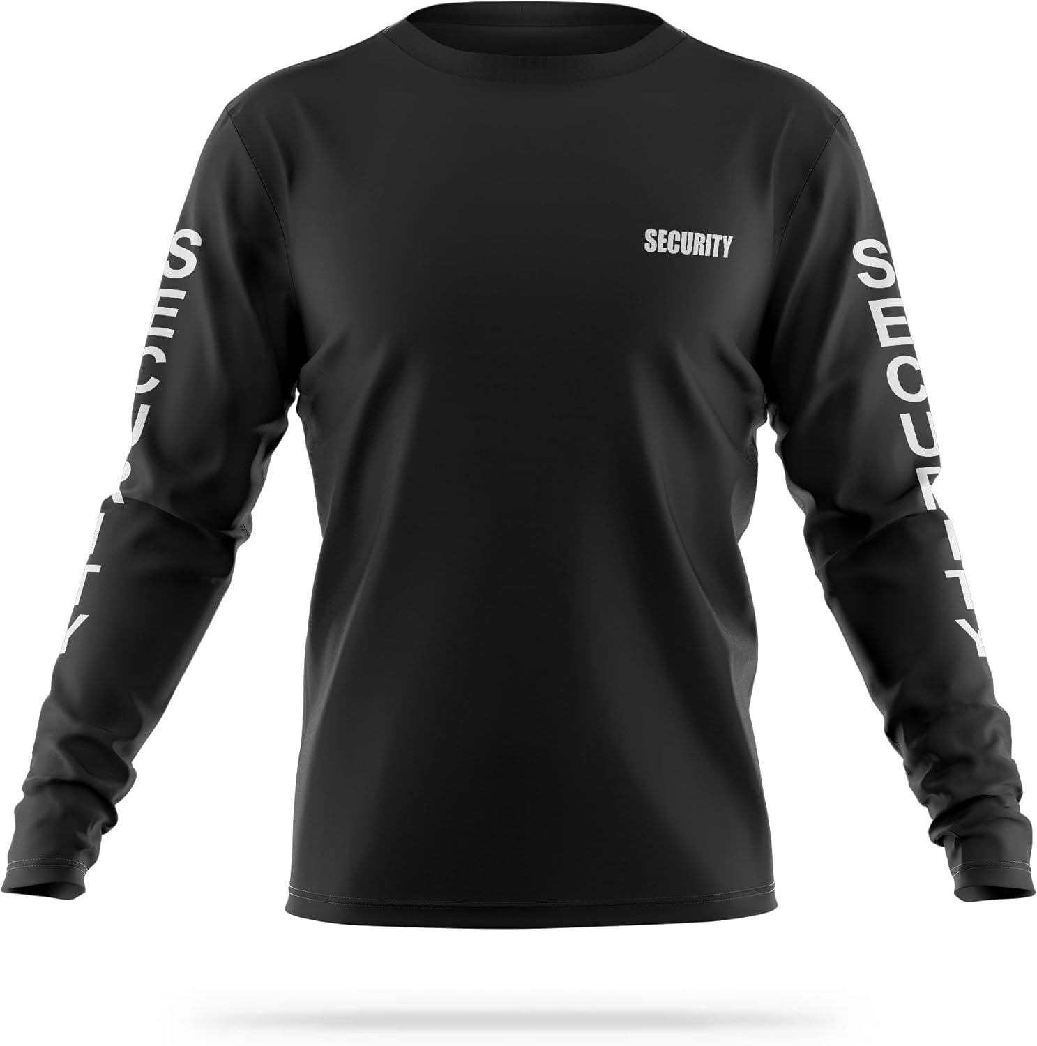 Security Reflective Utility Long Sleeve - USA High-Visibility Shirt - Durable, Breathable, Moisture-Wicking Uniform