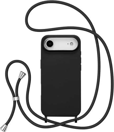 Miniatura 310 de ZTOFERA Funda para iPhone 13 Pro con correa, funda cruzada para teléfono con cordón ajustable para el cuello para el hombro, silicona suave a prueba
