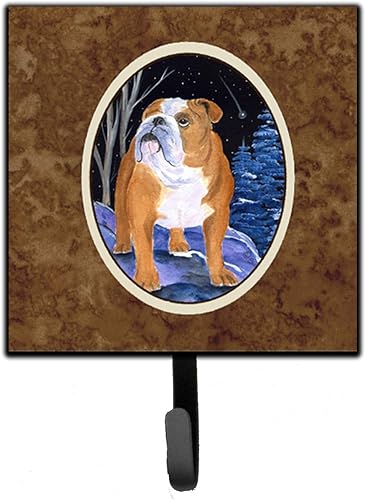 Caroline's Treasures SS8405SH4 - Correa o soporte para llaves, diseño de Bulldog Inglés, 7 de alto x 4.25 W, multicolor