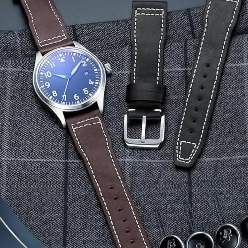 Bande de remplacement montre en cuir à libération rapide pour IWC - 5