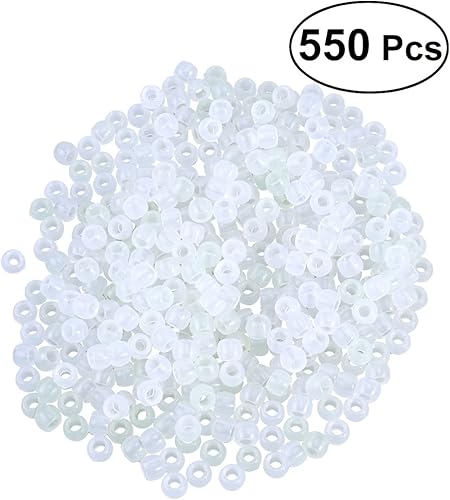 Miniatura 2 de EXCEART Pulseras de cuentas, 550 cuentas que brillan en la oscuridad, cuentas solares sensibles al sol, cuentas que cambian de color, para hacer