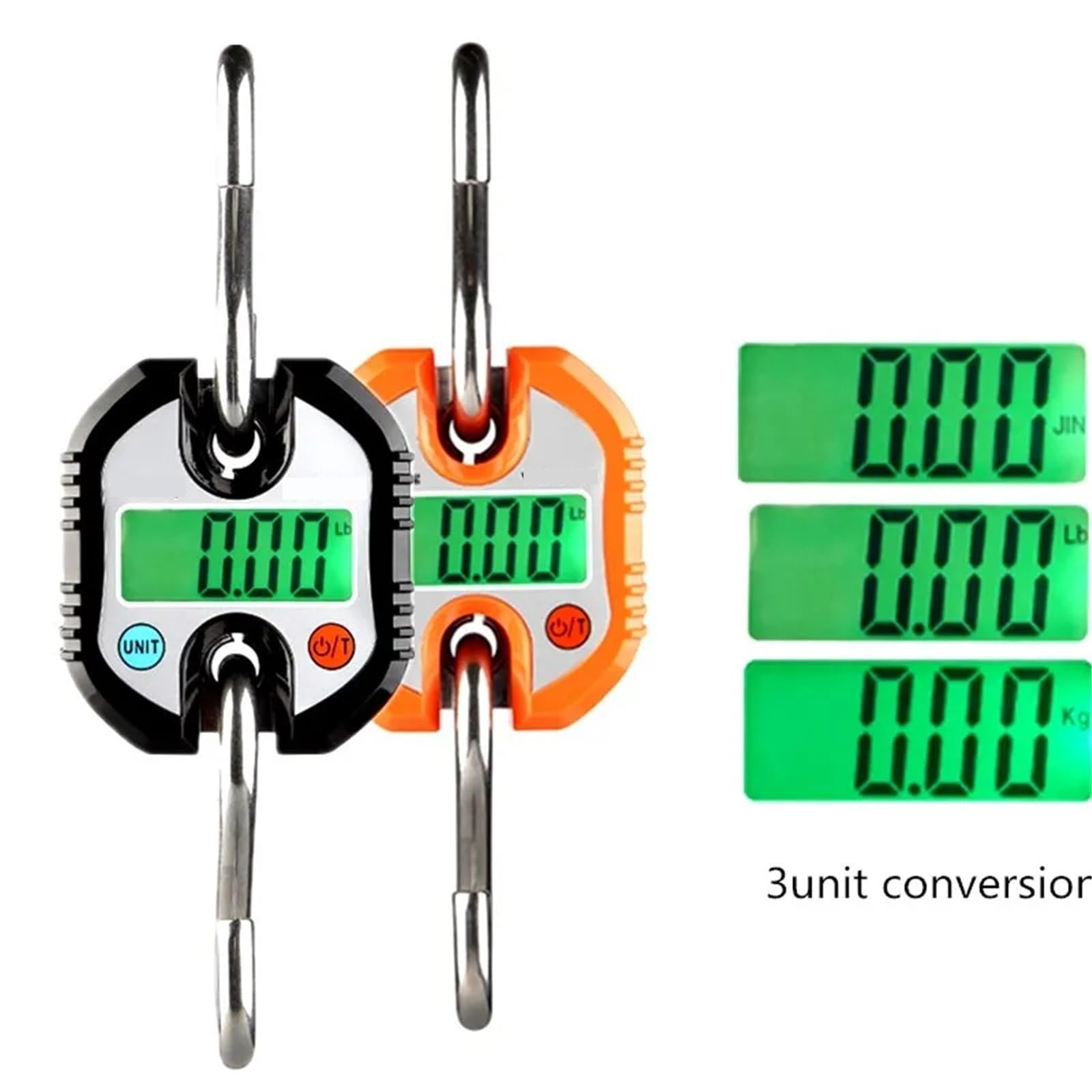 Bilancia da gru digitale, Bilancia Da Appendere 150 Kg/50 G Bilancia Elettronica Digitale For Pesare I Bagagli Bilancia A Gancio For Pesare(Oranje)