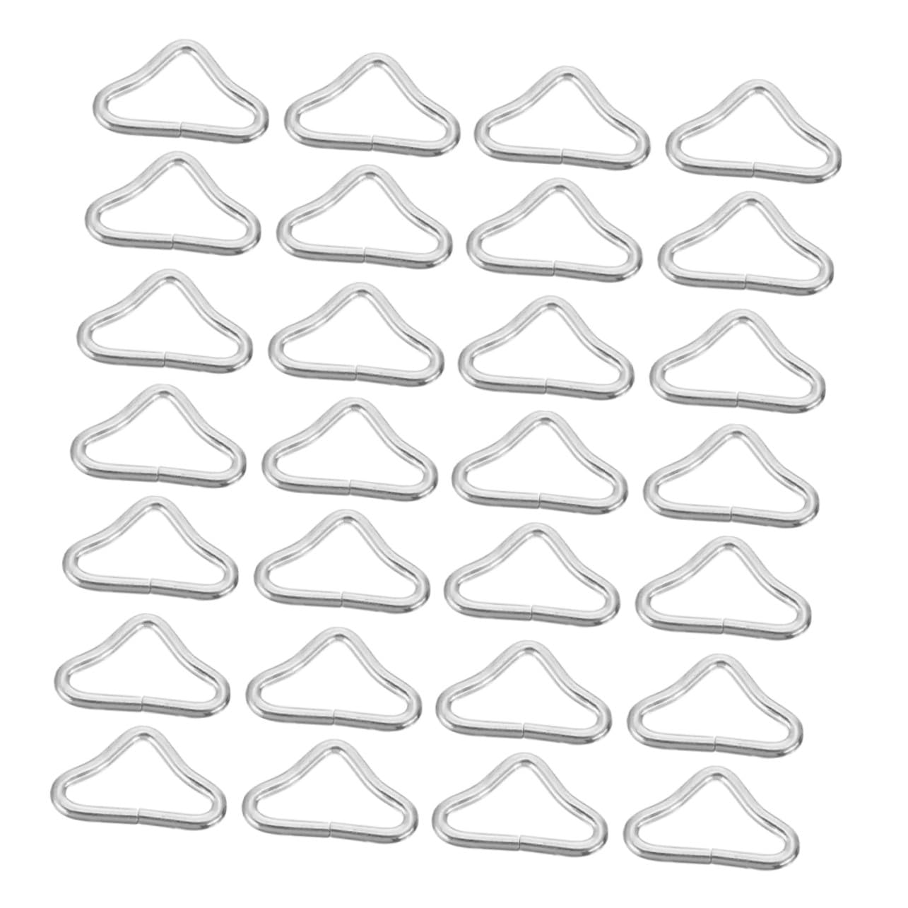 Toyvian 70piezas Hebillas Triangulares para Trampolín Repuestos de Anillo V Resistentes de Repuesto para Camas Elásticas para Reparación de Cama Elástica