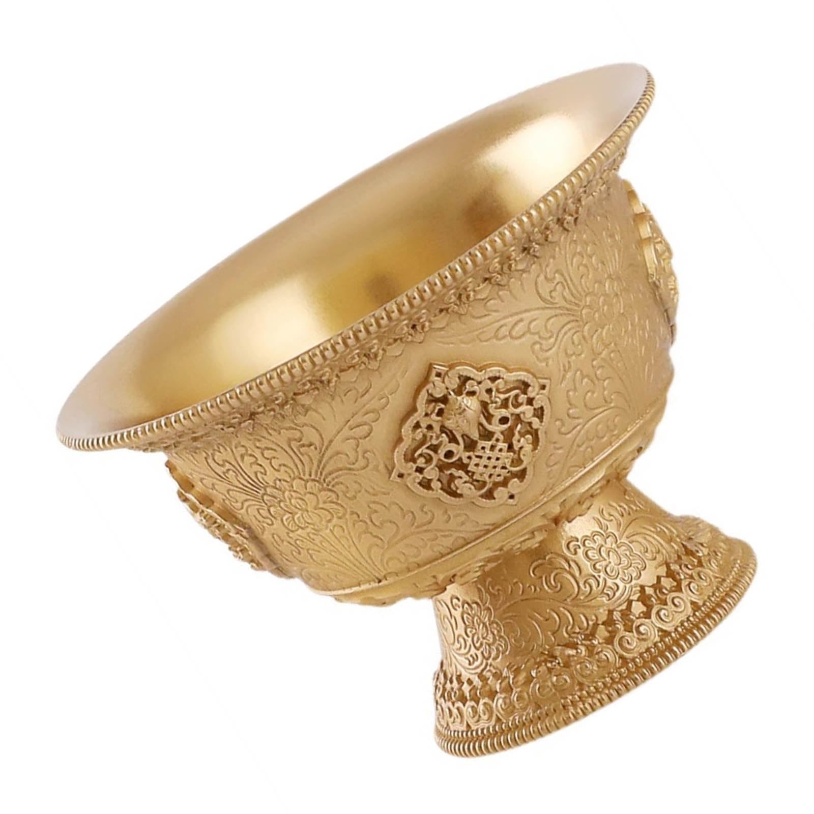 Nucelit Brass Drinking Cup for Spiritual Practices and Collectors Multifuntional Drinking Cup for Worship and Daily Use Religious Ritual