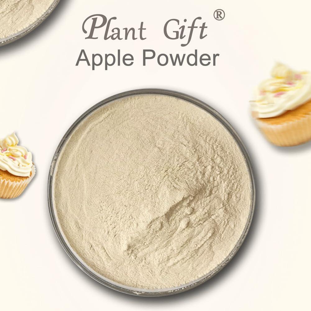 100% Natural Pure Apple Powder 100g/3.52oz 苹果粉 para batidos, batidos, panadería y bebidas, té, jugos | sin conservantes, sin azúcar añadido