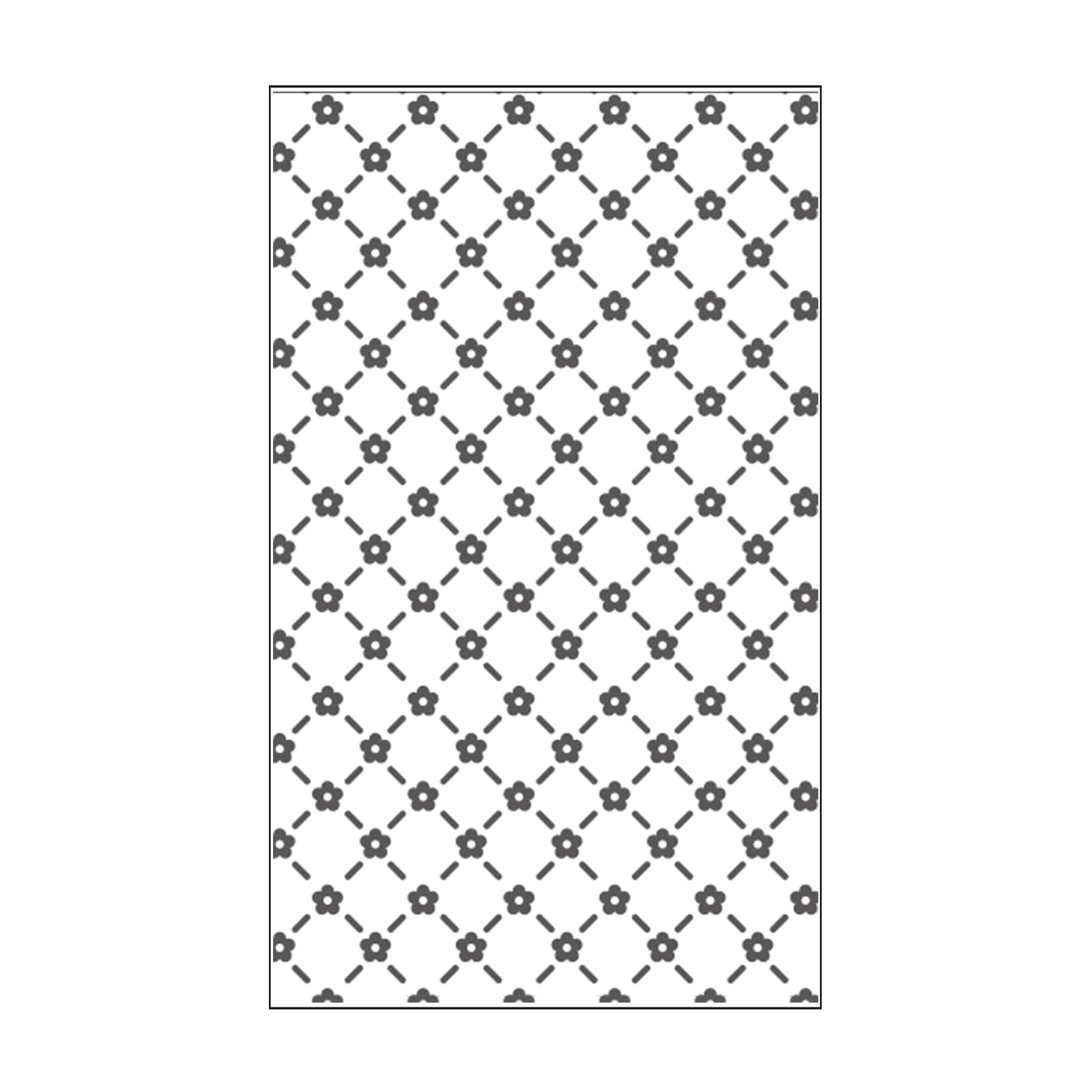Compare vaessen creative mini embossing folder, floral lattice, for ...
