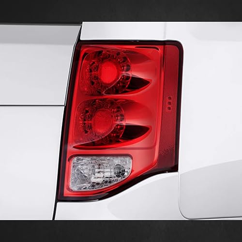 Miniatura 6 de Conjunto de luz trasera LED cromada roja transparente para el lado del pasajero derecho compatible con Dodge Grand Caravan 5182534AD CH2801199