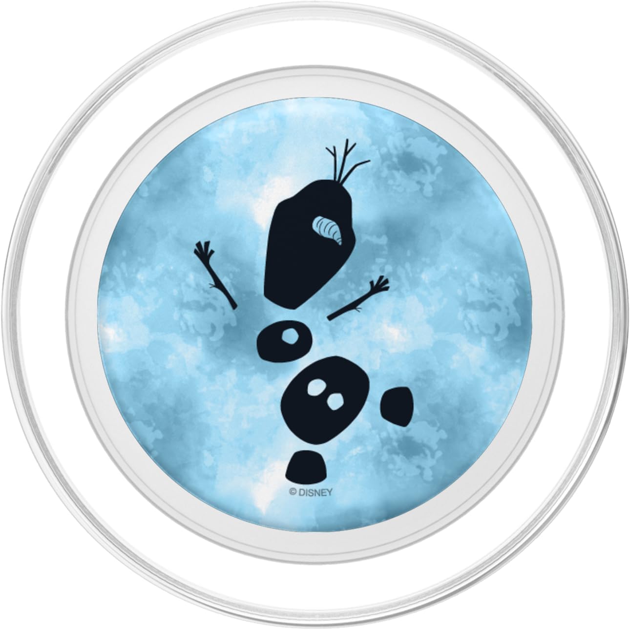 Disney Frozen 2 Olaf Silhouette Watercolor PopSockets MagSafe PopGrip for iPhone