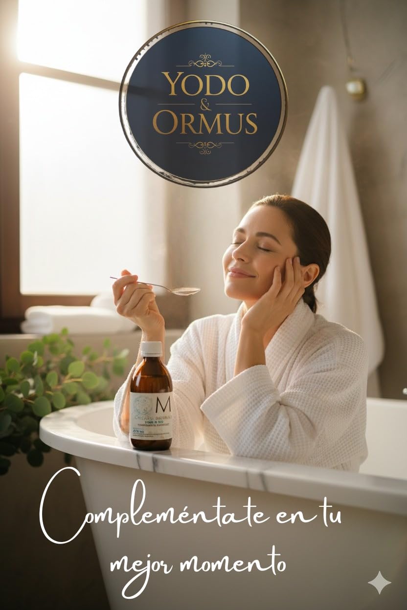Yodo + Ormus OM Organic Minerals | Suplemento de Minerales Esenciales para Energía y Sistema Inmune | 100% Natural y Bioactivos | Cantidad 250mL