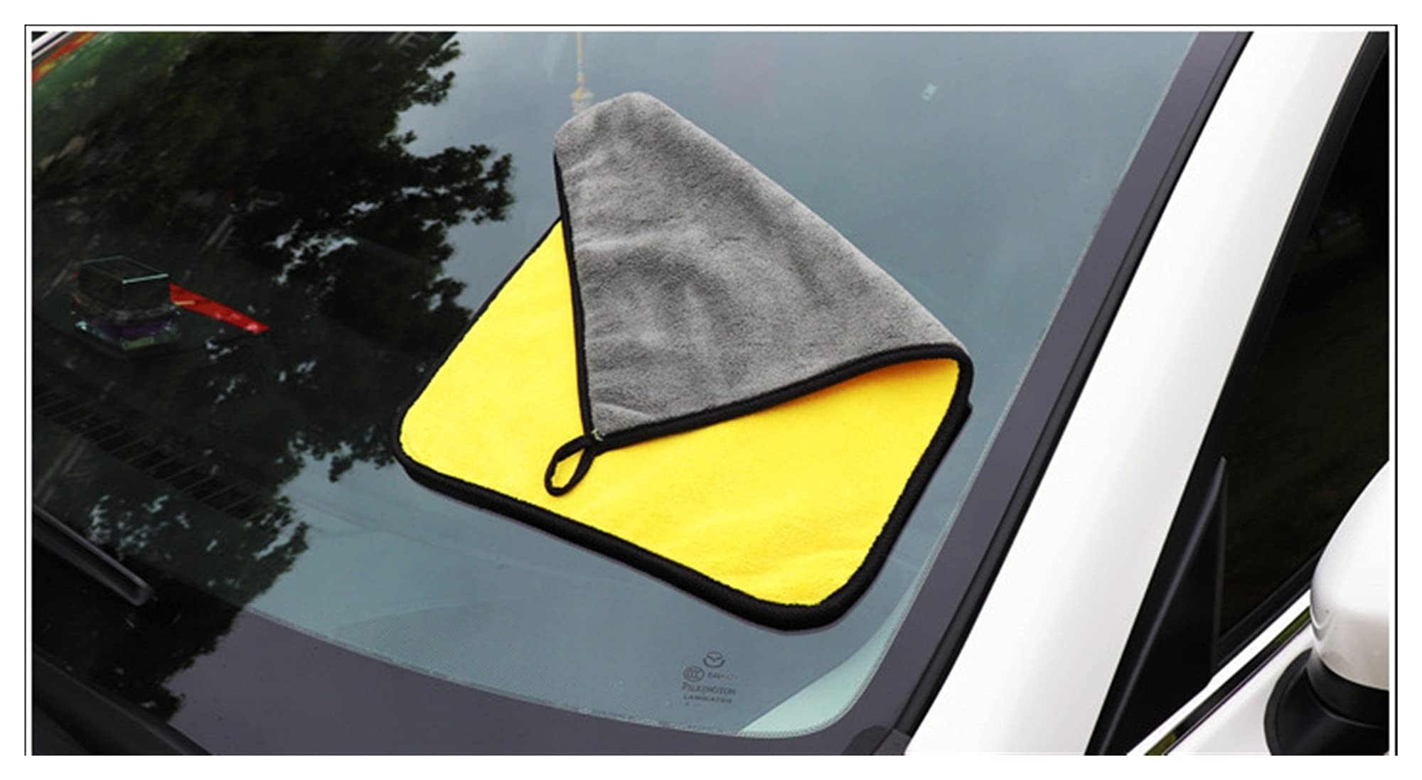 asciugamano asciutto Asciugamano in microfibra per autolavaggio extra morbido Panno per la pulizia dell'auto Asciugatura per la cura dell'auto Asciugamano per lavaggio auto (Color : Gold) (Gold)