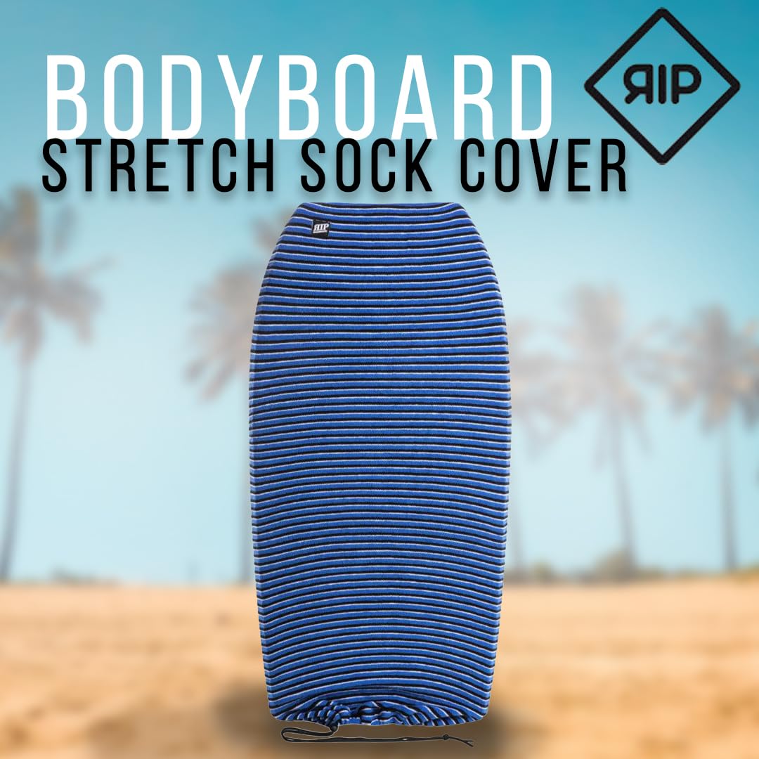 RIP Bodyboard Housse de chaussette extensible de 152 cm – Protège des rayures, des bosses, des dommages causés par les rayons UV du soleil, tissu doux résistant à l'eau – Chaussettes Boogie Board – Se