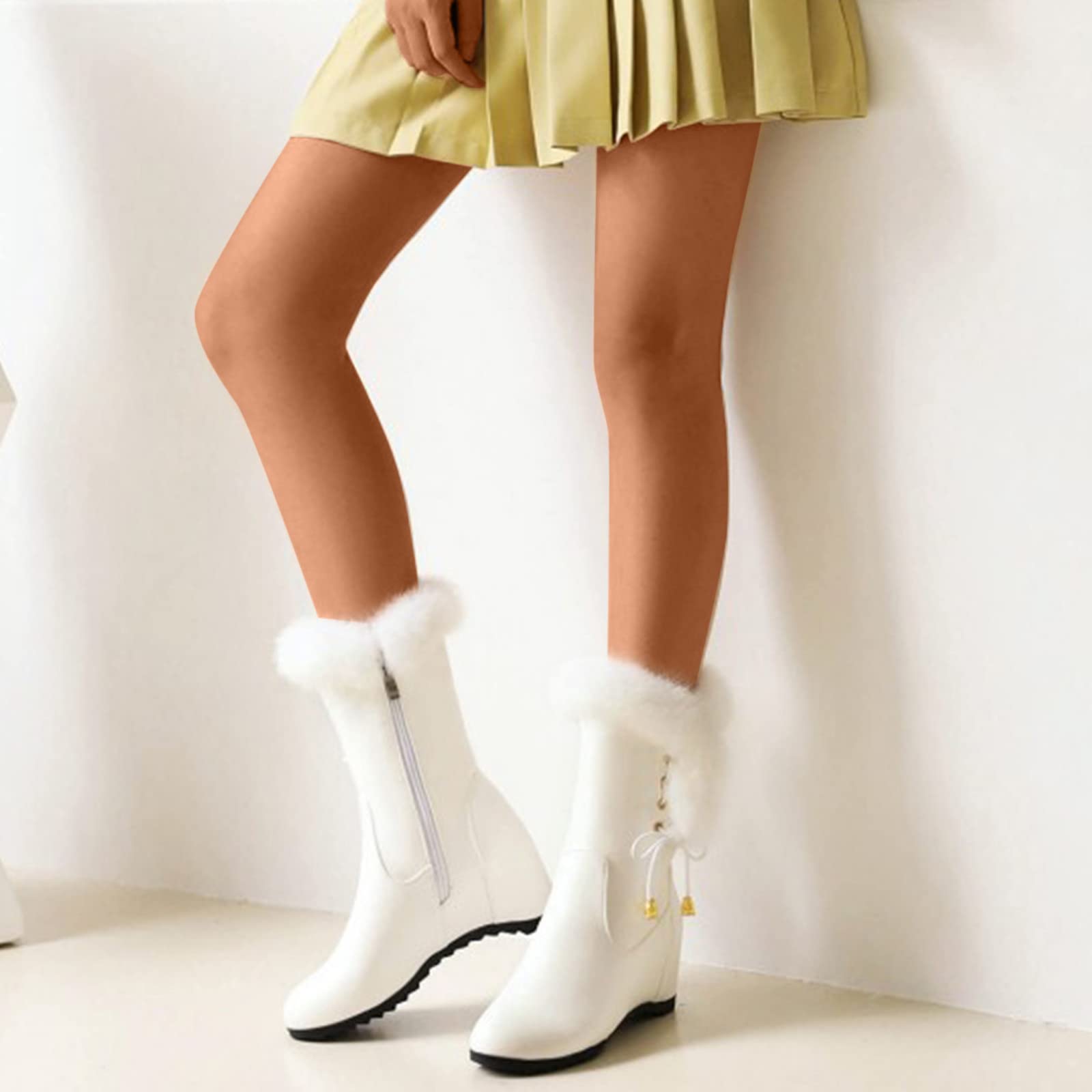 Stivali da Pesca Comodi in Pelle Antiscivolo E Lacci sotto con Motivo Stampato Stivali da Giardino Western per Donna Stivaletti Motivo Stampato a Leggero Antiscivolo Scarpe