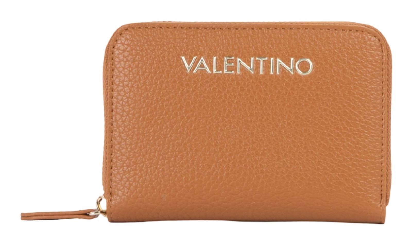 Valentino Purse Alexia Zip Around Wallet Cuoio Brown