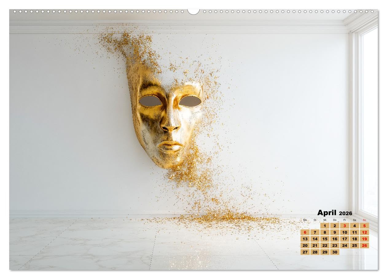 Wir schenken uns nichts zu Weihnachten - Kunst Geschenkkalender (hochwertiger Premium Wandkalender 2026 DIN A2 quer), Kunstdruck in Hochglanz: Wir ... für Designliebhaber (CALVENDO Kunst)