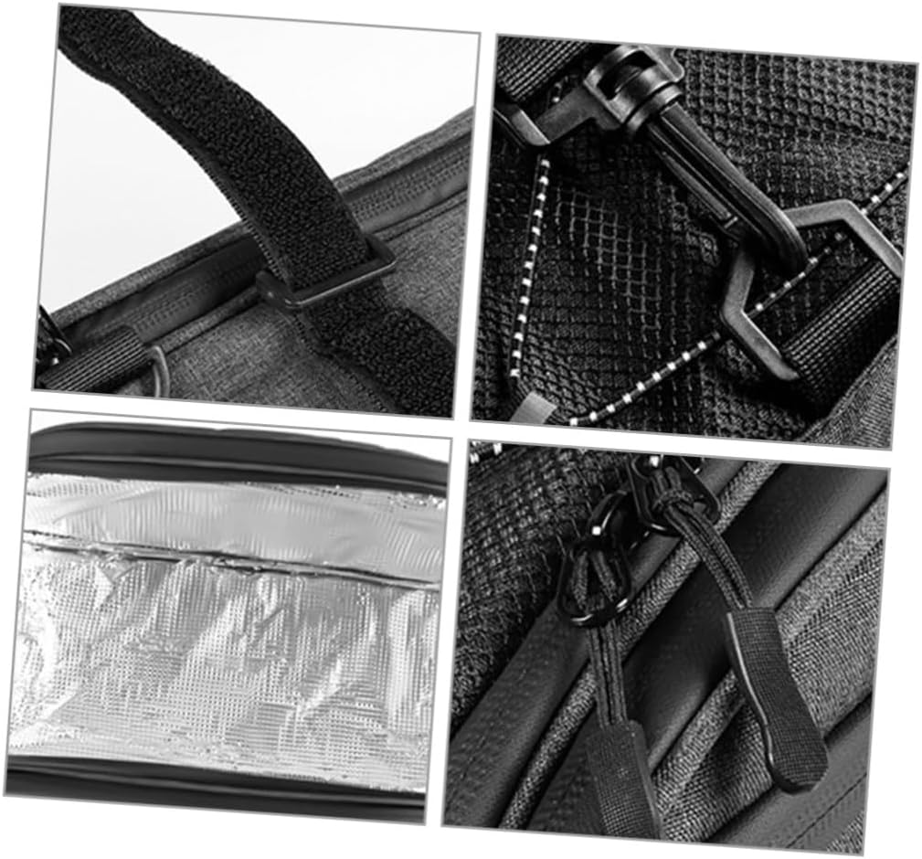 BESPORTBLE Bike Seat Pouch Rear Storage Bag for Capacity Saddle Bag Reflective Strips for Riding for Tools Gadgets and Groceries