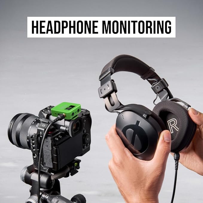 RØDE Wireless GO (Gen 3) - Üçüncü Nesil, 32-bit, Çift Vericili, Kayıt özellikli Kablosuz Mikrofon Seti (Yeşil)