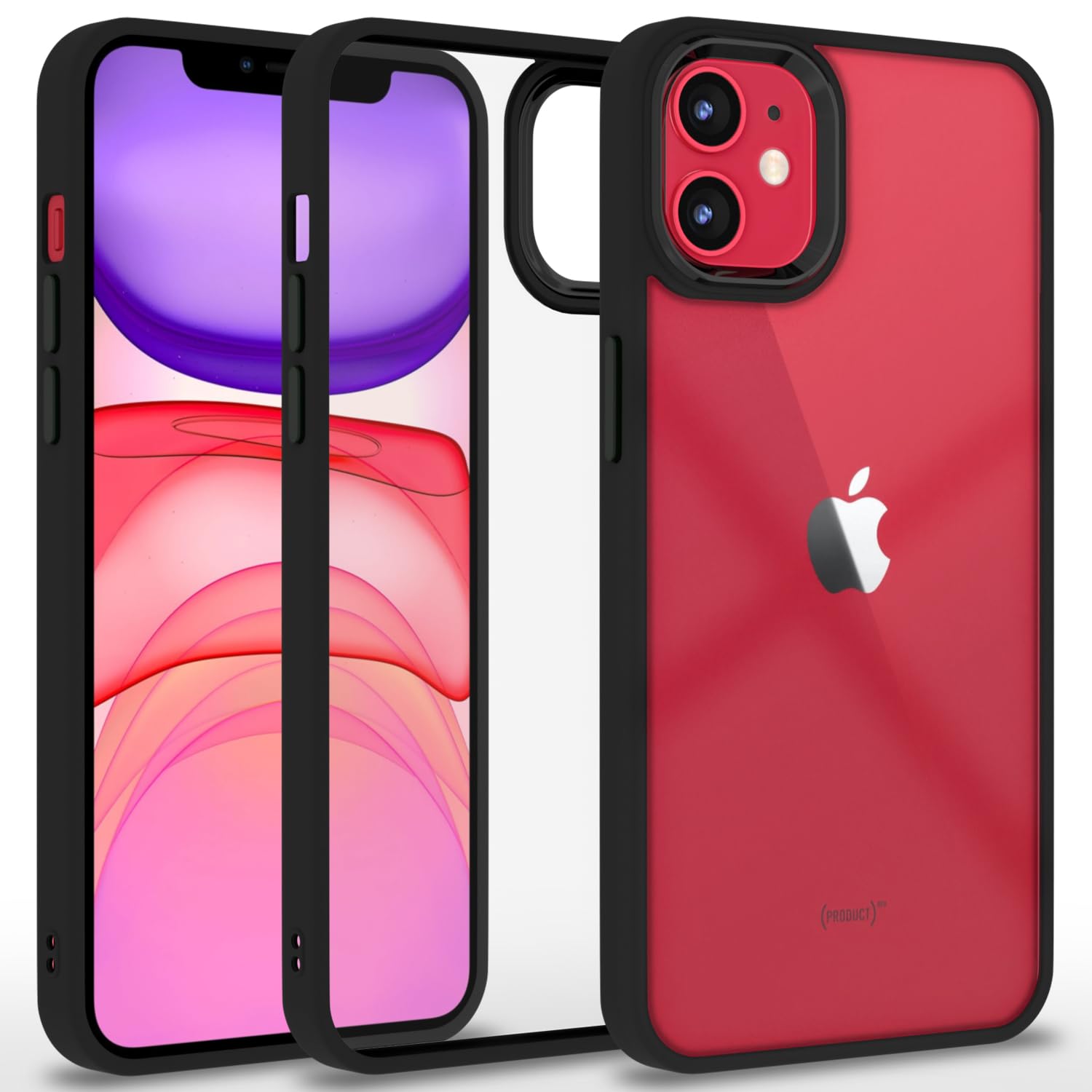 Pikkme Back Cover |Electroplated Crome Metal Ring | Full Camera Protection | Raised Edges | Super Soft Side TPU | Bumper Case for iPhone 11 (Black) (B0B4Y628HL) Amazon Price History, Amazon Price Tracker